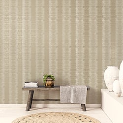 Galerie Wallcoverings Product Code W78200 - Metallic Fx Wallpaper Collection - Gold Beige Colours - Metallic Layered Stripe Design