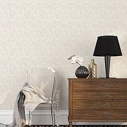 Galerie Wallcoverings Product Code W78211 - Metallic Fx Wallpaper Collection - Beige Colours - Metallic Tile Design