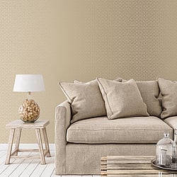 Galerie Wallcoverings Product Code W78219 - Metallic Fx Wallpaper Collection - Gold Beige Colours - Metallic Geometric Design