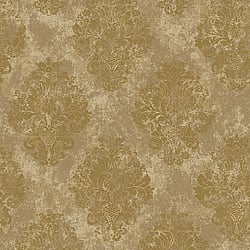 Galerie Wallcoverings Product Code W78225 - Metallic Fx Wallpaper Collection - Gold Dark Gold Colours - Metallic Damask Design