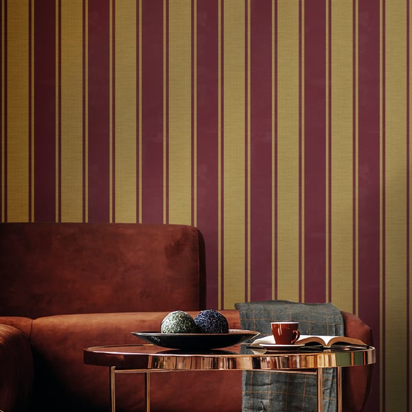 Galerie Wallpaper Product code: 23678_2 - Classic Italian Wallpaper Collection - Red Gold Colours -  