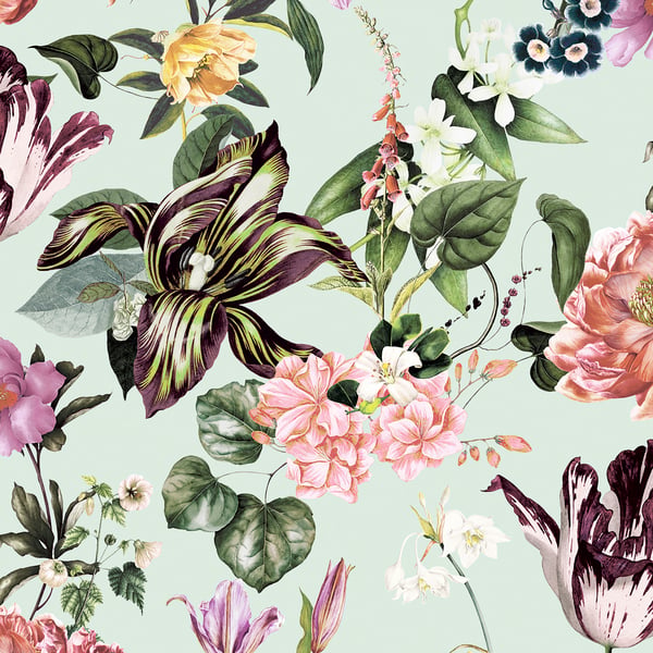 Galerie Wallpaper Product code: 47459 - The New Design Book Wallpaper Collection - Green, Rose Colours -  