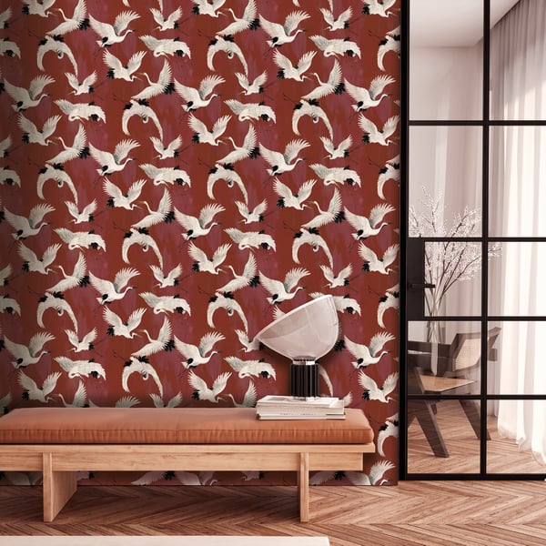 Galerie Wallpaper Product code: DW2021_2 - Designer Walls Wallpaper Collection - Burgundy Colours -  