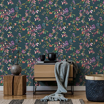 Galerie Wallcoverings Product Code 47454 - The New Design Book Wallpaper Collection - Grey, Blue, Green Colours -  