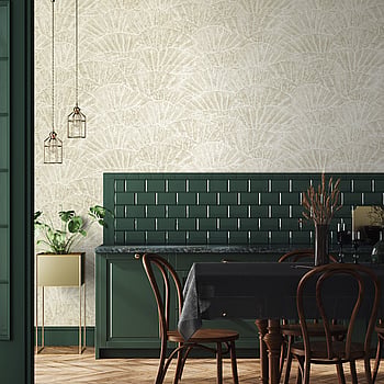 Galerie Wallcoverings Product Code 65003 - Feel Wallpaper Collection - Cream Silver Grey Colours -  