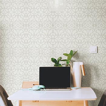 Galerie Wallcoverings Product Code 81212 - Universe Wallpaper Collection - Silver Grey White Colours -  