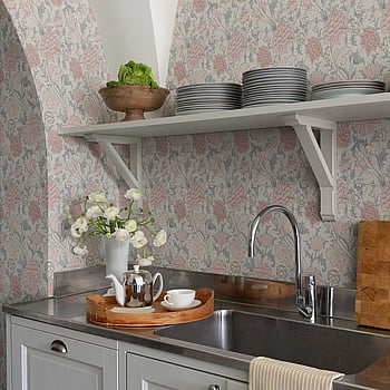 Galerie Wallcoverings Product Code 82033 - Hidden Treasures Wallpaper Collection - Pink Colours -  