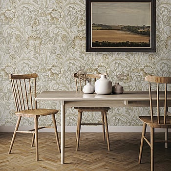 Galerie Wallcoverings Product Code ET12307 - Arts and Crafts Wallpaper Collection - Beige Tan Cream Colours -  