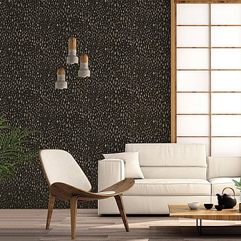 Galerie Wallcoverings Product Code G67759 - Natural FX 2 Wallpaper Collection - Dark Brown Colours -  