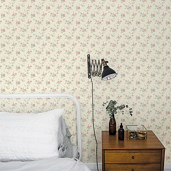 Galerie Wallcoverings Product Code G67895 - Miniatures 3 Wallpaper Collection - Pink Cream Green Purple Colours -  