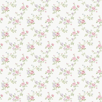 Galerie Wallcoverings Product Code G67896 - Miniatures 3 Wallpaper Collection - Pink White Green Purple Colours -  