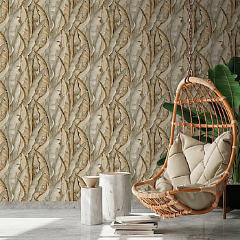 Galerie Wallcoverings Product Code NHW1043 - Enchanted Wallpaper Collection - Beige Mauve Colours -  